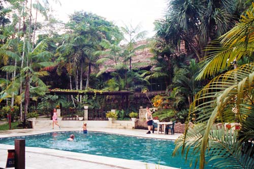 Ceiba Tops, Schwimmbecken und Speisesaal