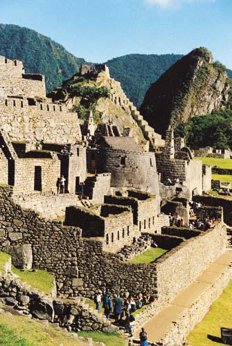 Teilansicht von Machu Picchu